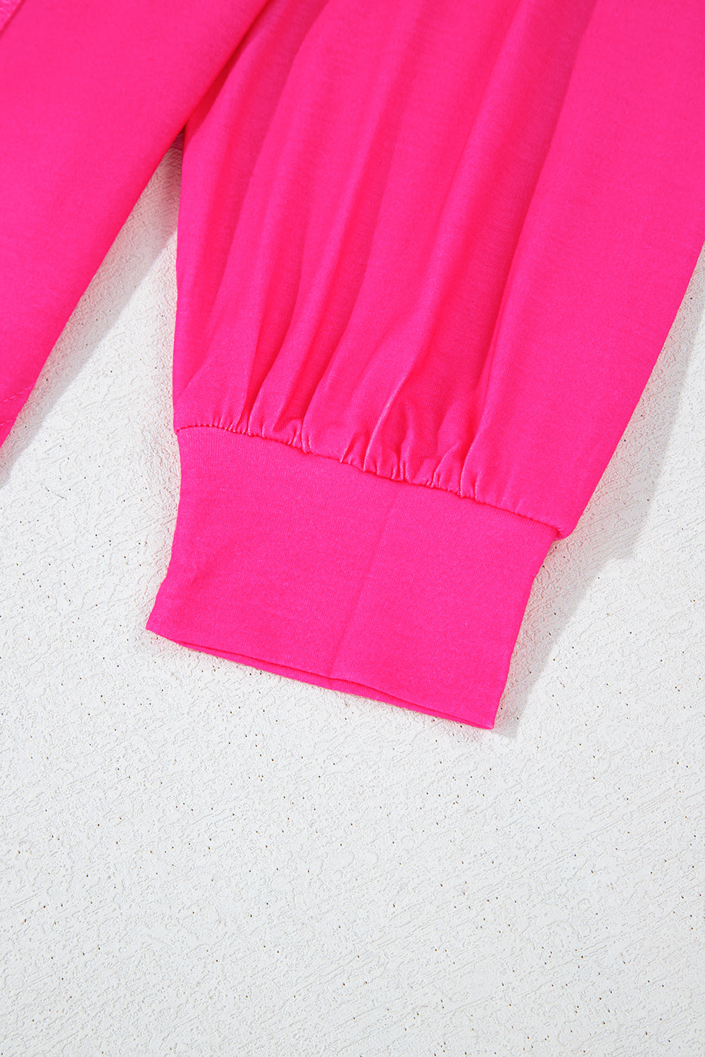 Lucy Top Light Green and Fuchsia Color Block