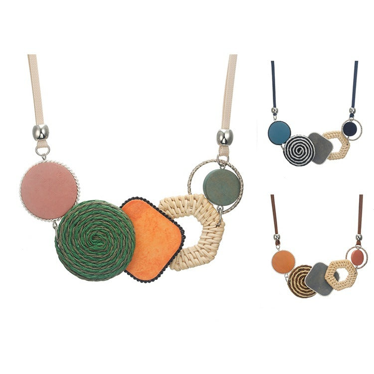 Bamboo Pendant Necklace