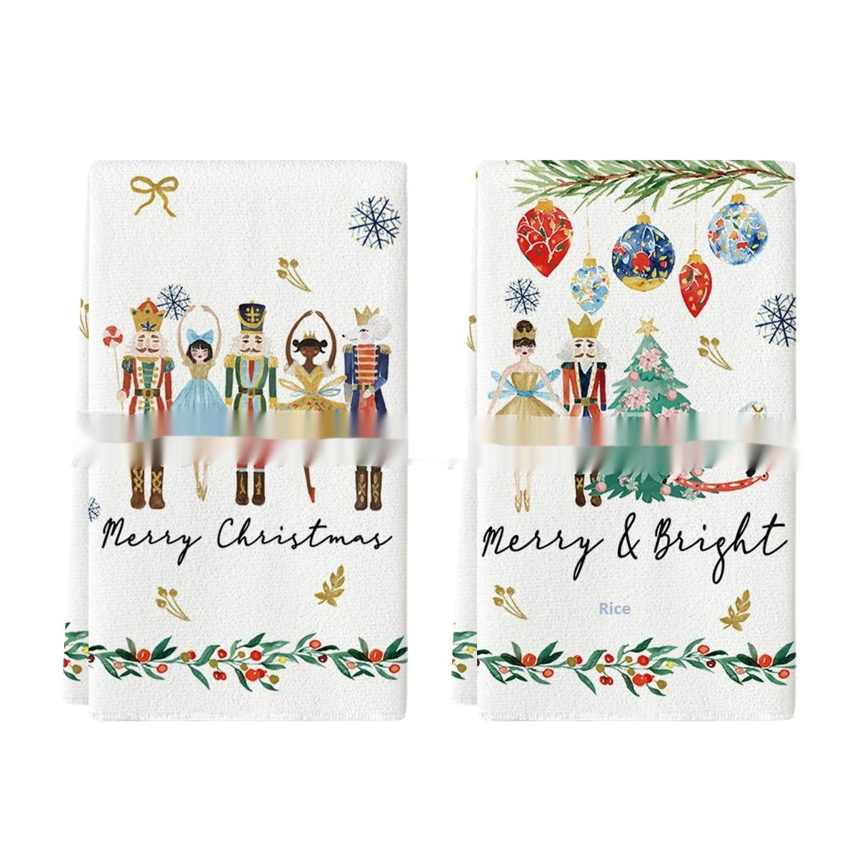 Christmas Tea Towels Set