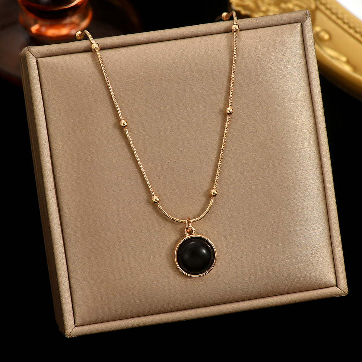 18K Gold-Plated Moon Necklace
