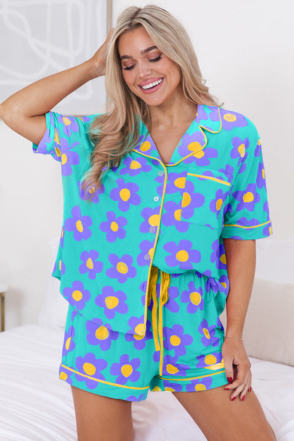 Flower Power Pajamas Set