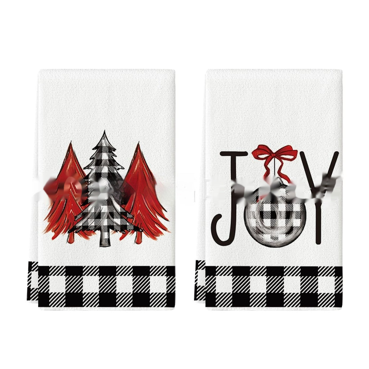 Christmas Tea Towels Set