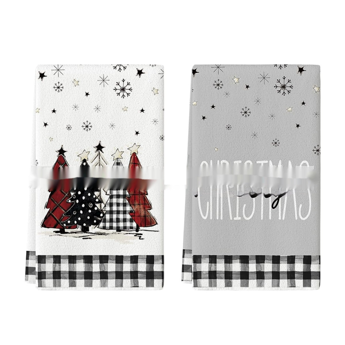 Christmas Tea Towels Set