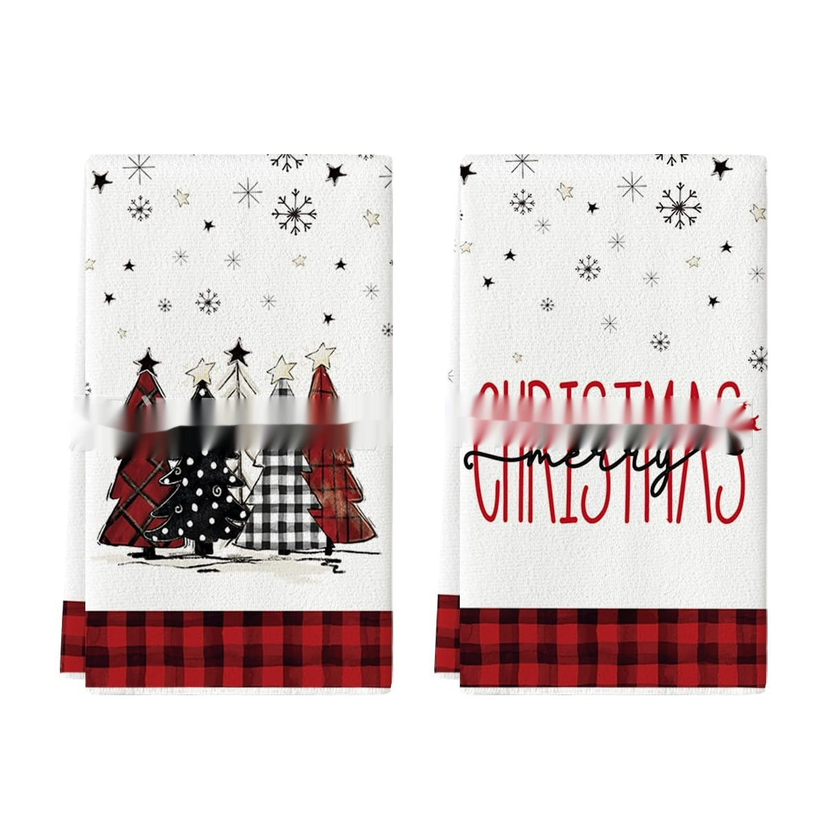Christmas Tea Towels Set