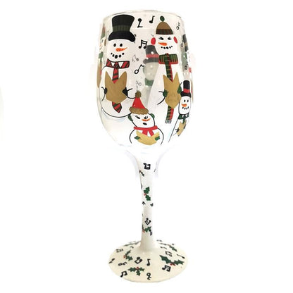 Hand-painted Crystal Wine Glasses Goblets