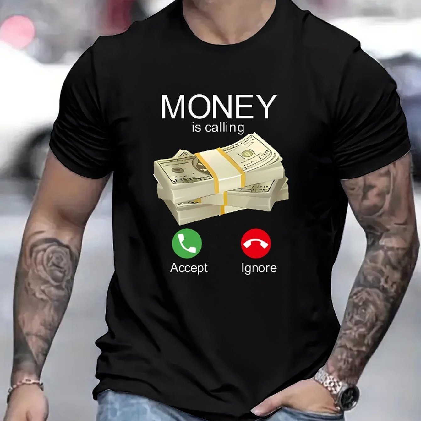 Money Is Summoning Printed T-Shirt