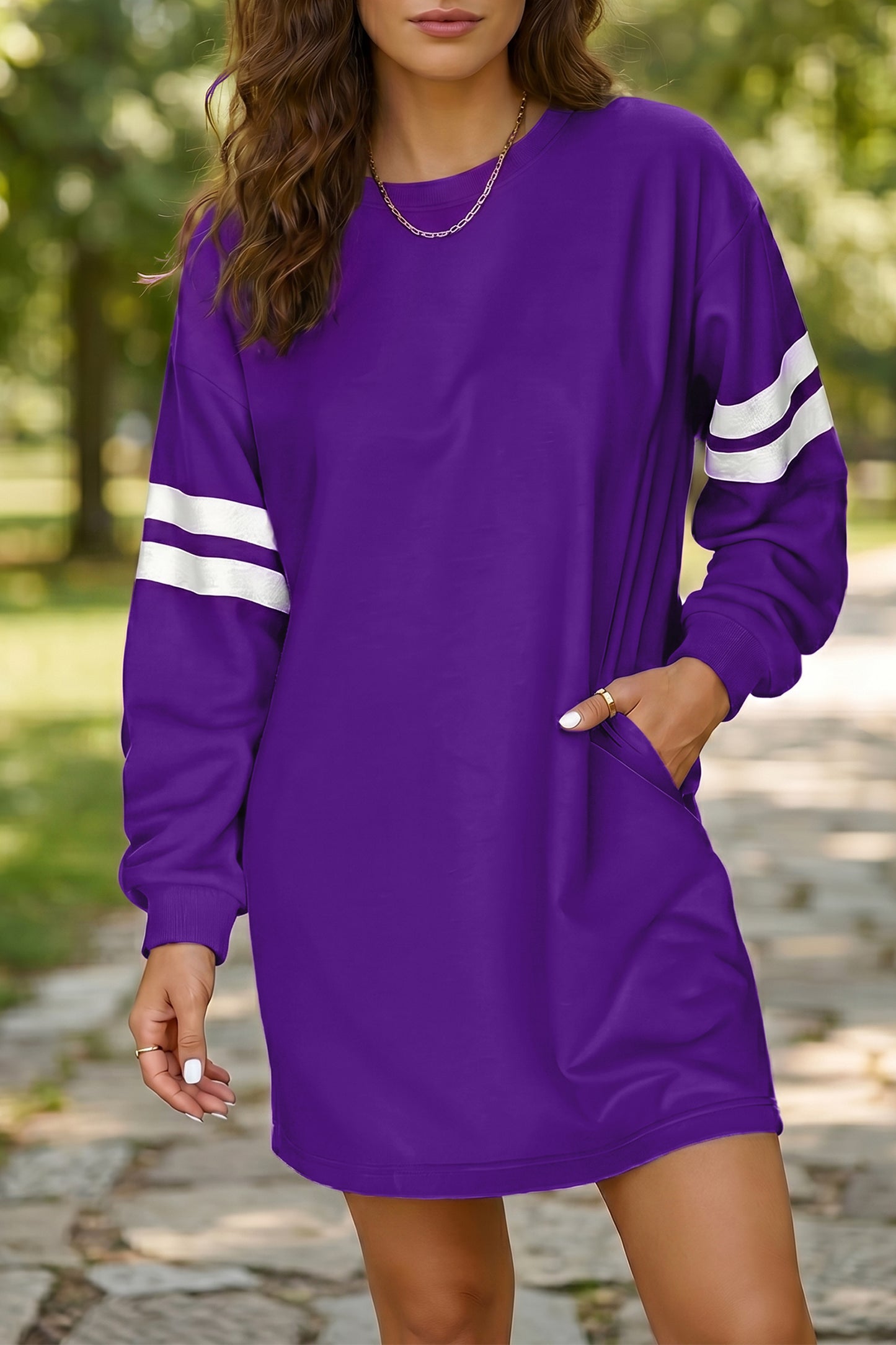 The Varsity Sweatshirt Dress