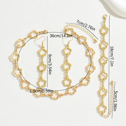 Blossom Necklace and Bracelet