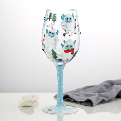 Hand-painted Crystal Wine Glasses Goblets