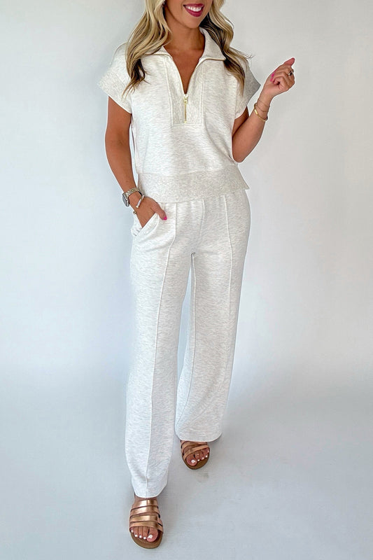 Presley Luxe Gray Pant Set