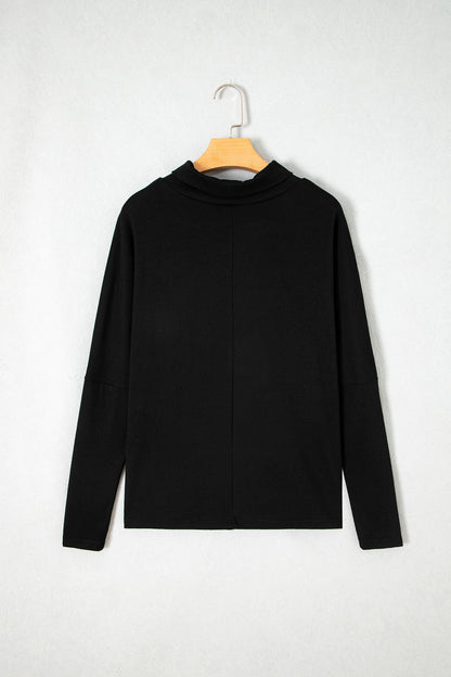 High Neck Long Sleeve Top