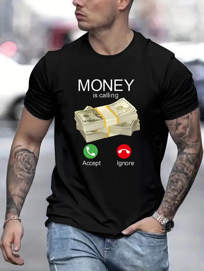 Money Is Summoning Printed T-Shirt