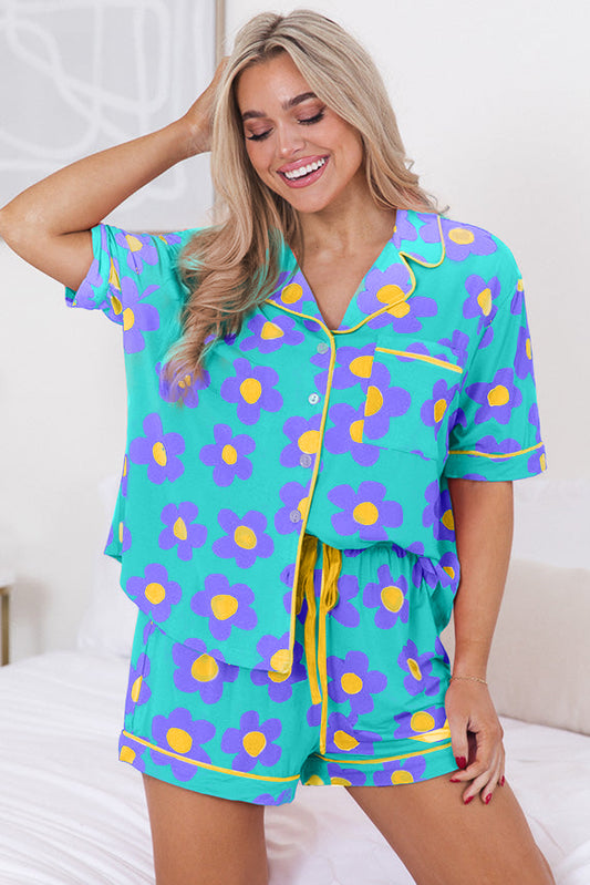 Flower Power Pajamas Set