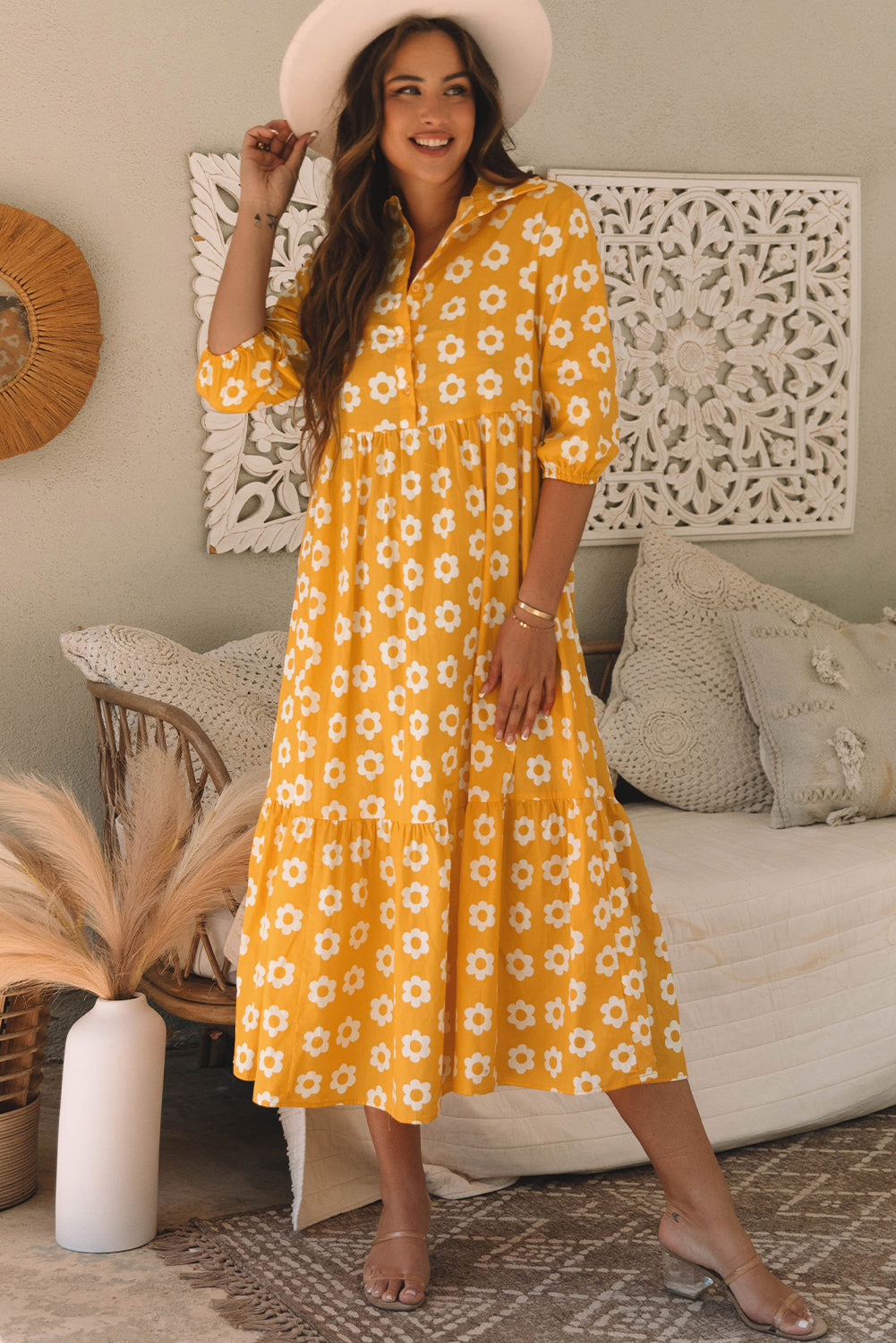 The Sunny Floral Maxi Dress
