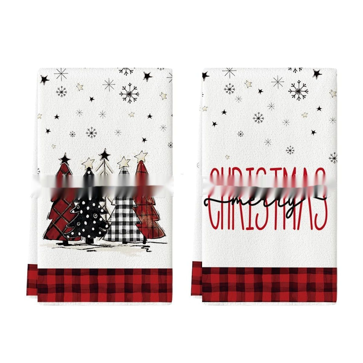 Christmas Tea Towels Set