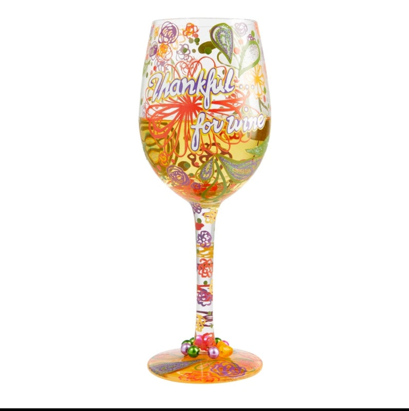 Hand-painted Crystal Wine Glasses Goblets
