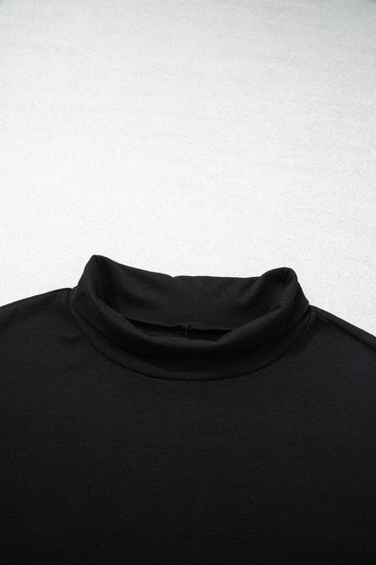 High Neck Long Sleeve Top