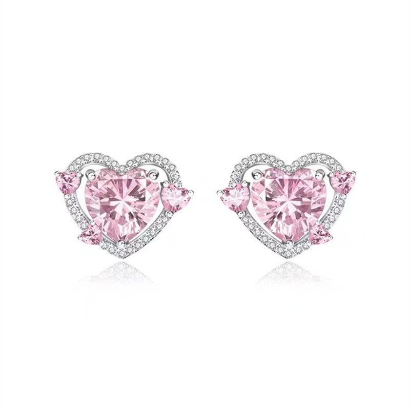 Guardian Heart Trendy Stud Earrings For Women
