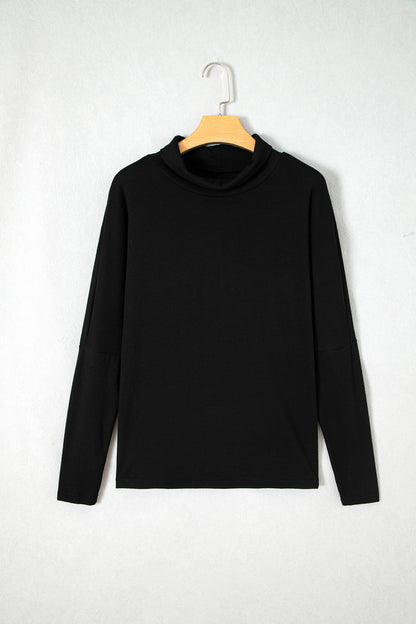 High Neck Long Sleeve Top