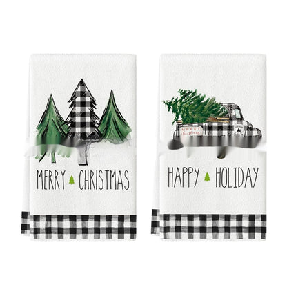 Christmas Tea Towels Set