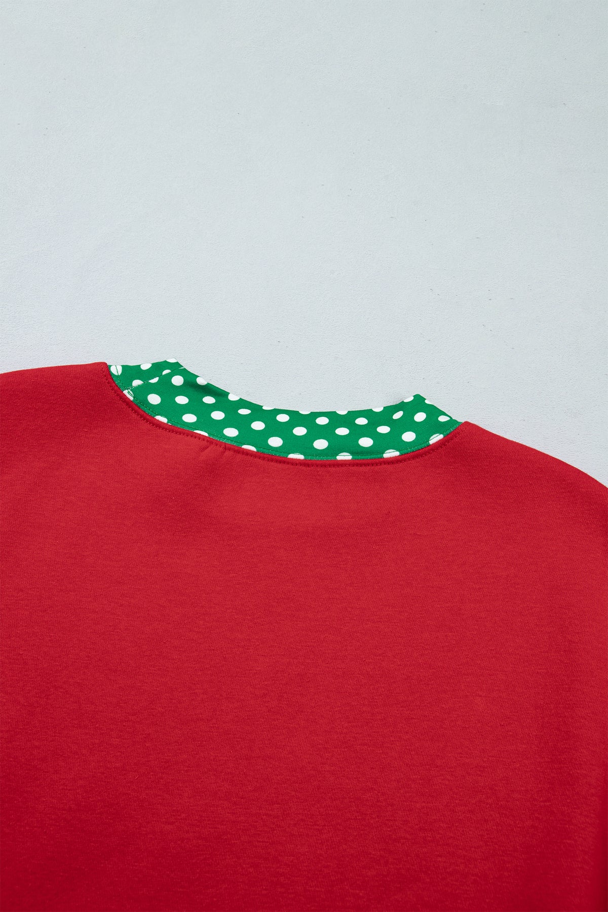Gingham Trim Pullover Short Set