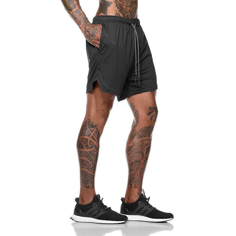 Double Layer Gym Running Short