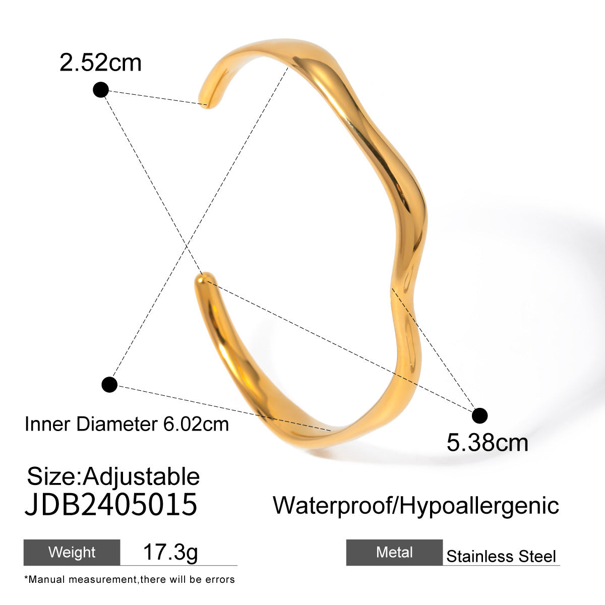 European And American Stainless Steel Bracelet For Women