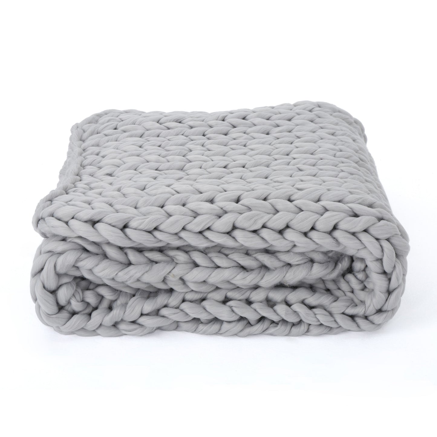 Cable Knit Chunky Blanket