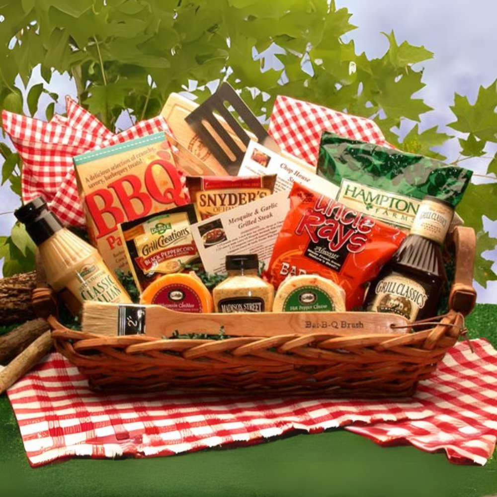 Master of The Grill Basket Gift Set