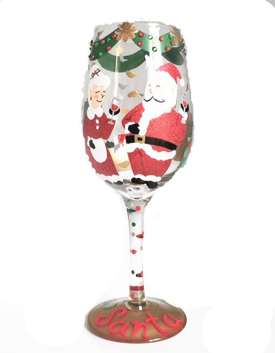 Hand-painted Crystal Wine Glasses Goblets