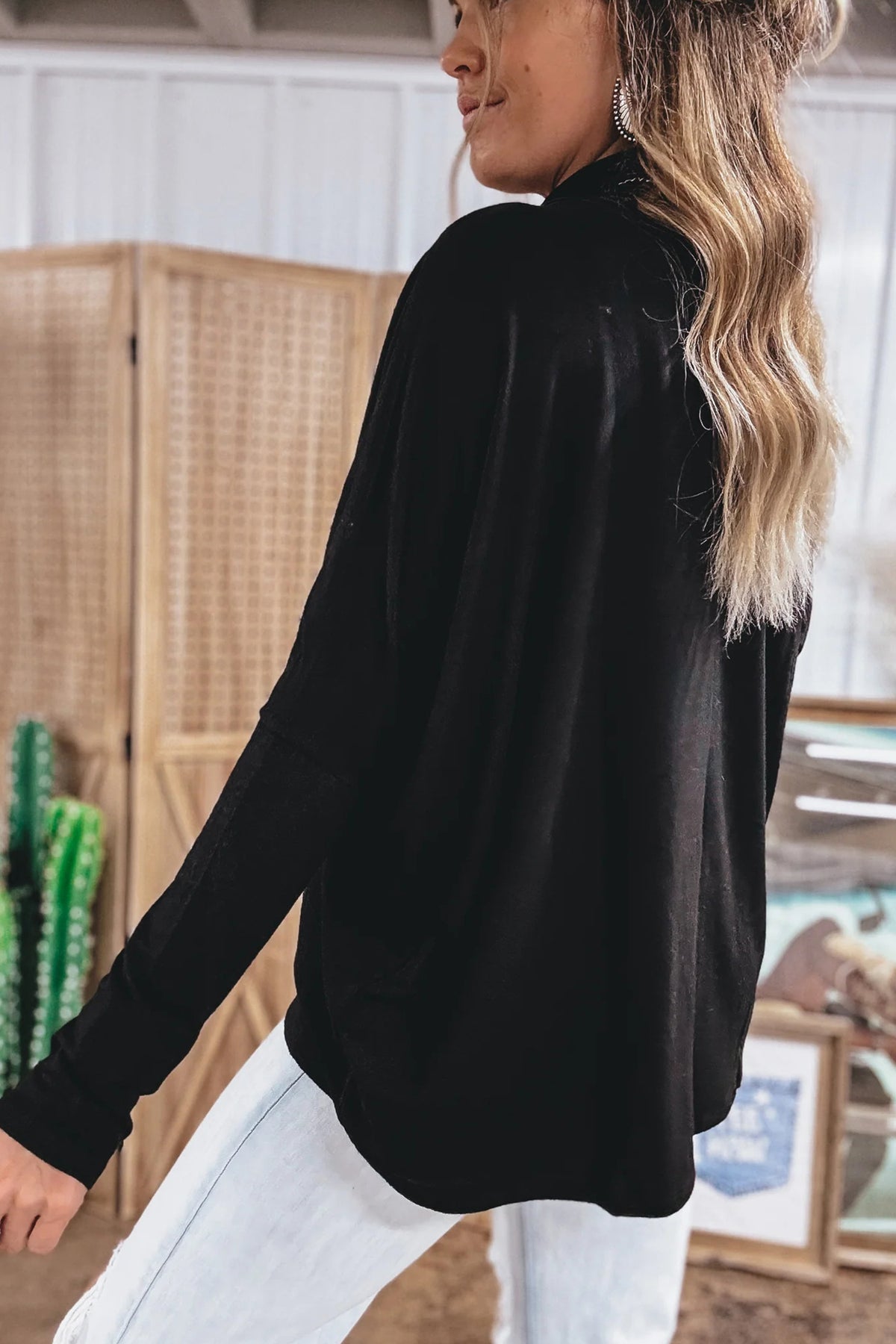 High Neck Long Sleeve Top