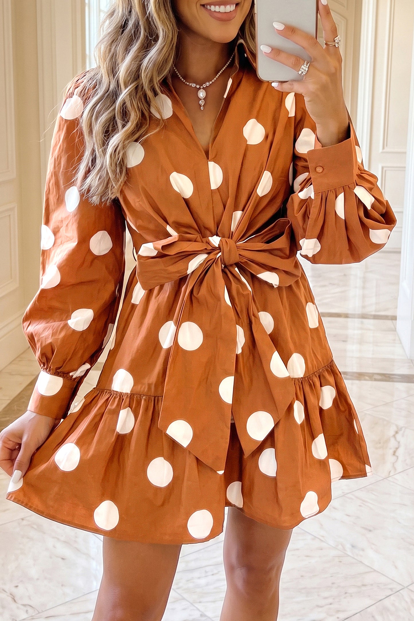 The Savvy Polka Dot Dress