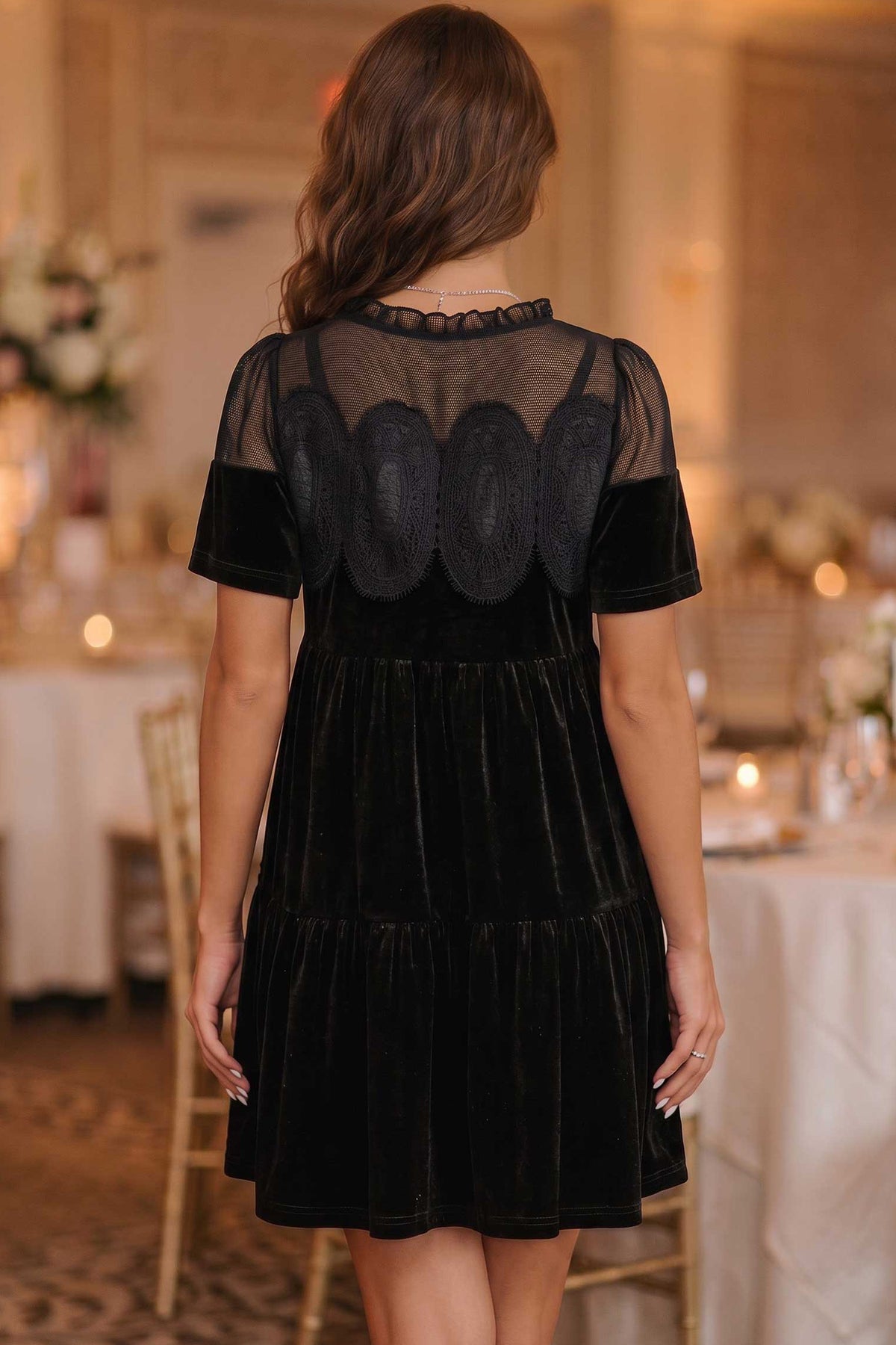 The Deb Velvet Mini Dress