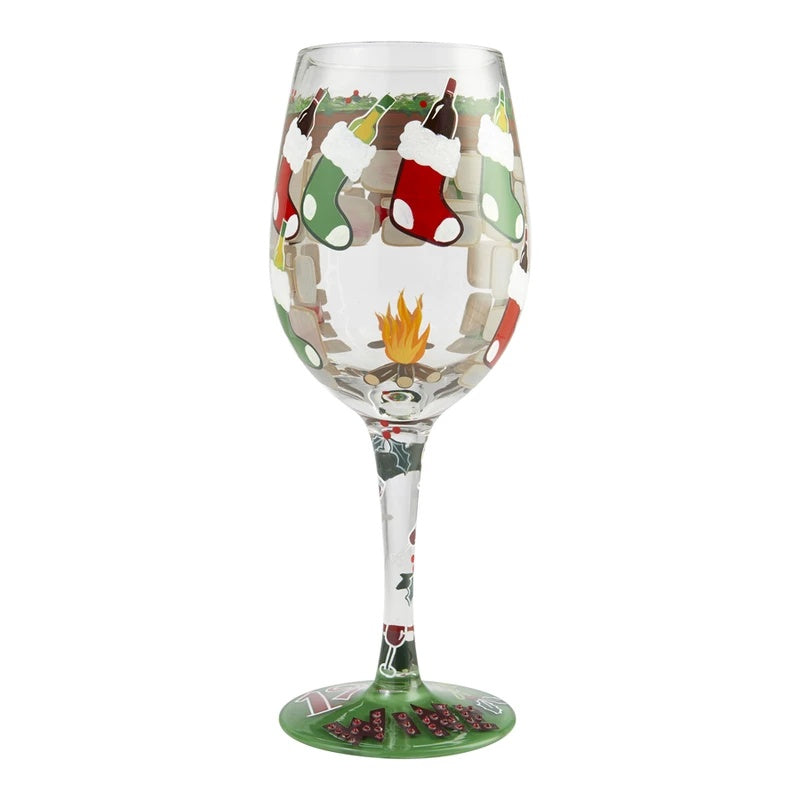 Hand-painted Crystal Wine Glasses Goblets